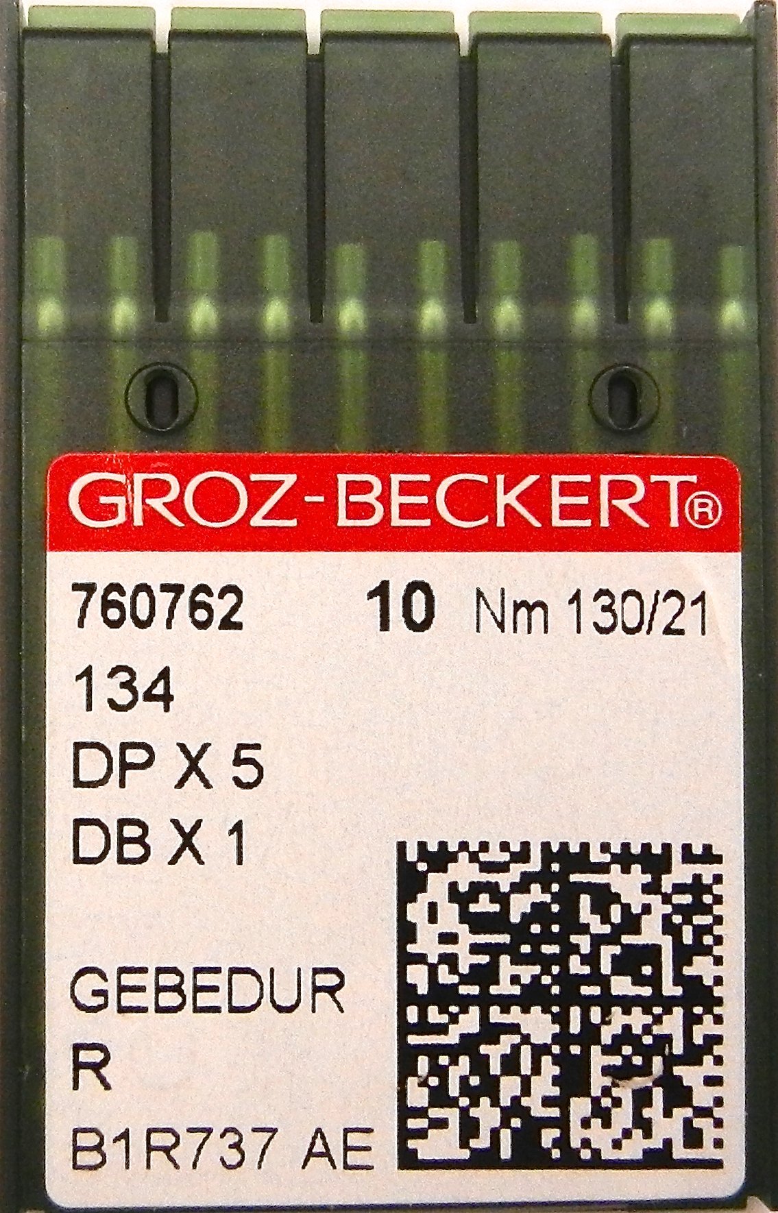 Groz-Beckert 10 Round Bottom Flasks Dpx5 Sewing Machines Needles System 134 (R) Industrie St. 130/21