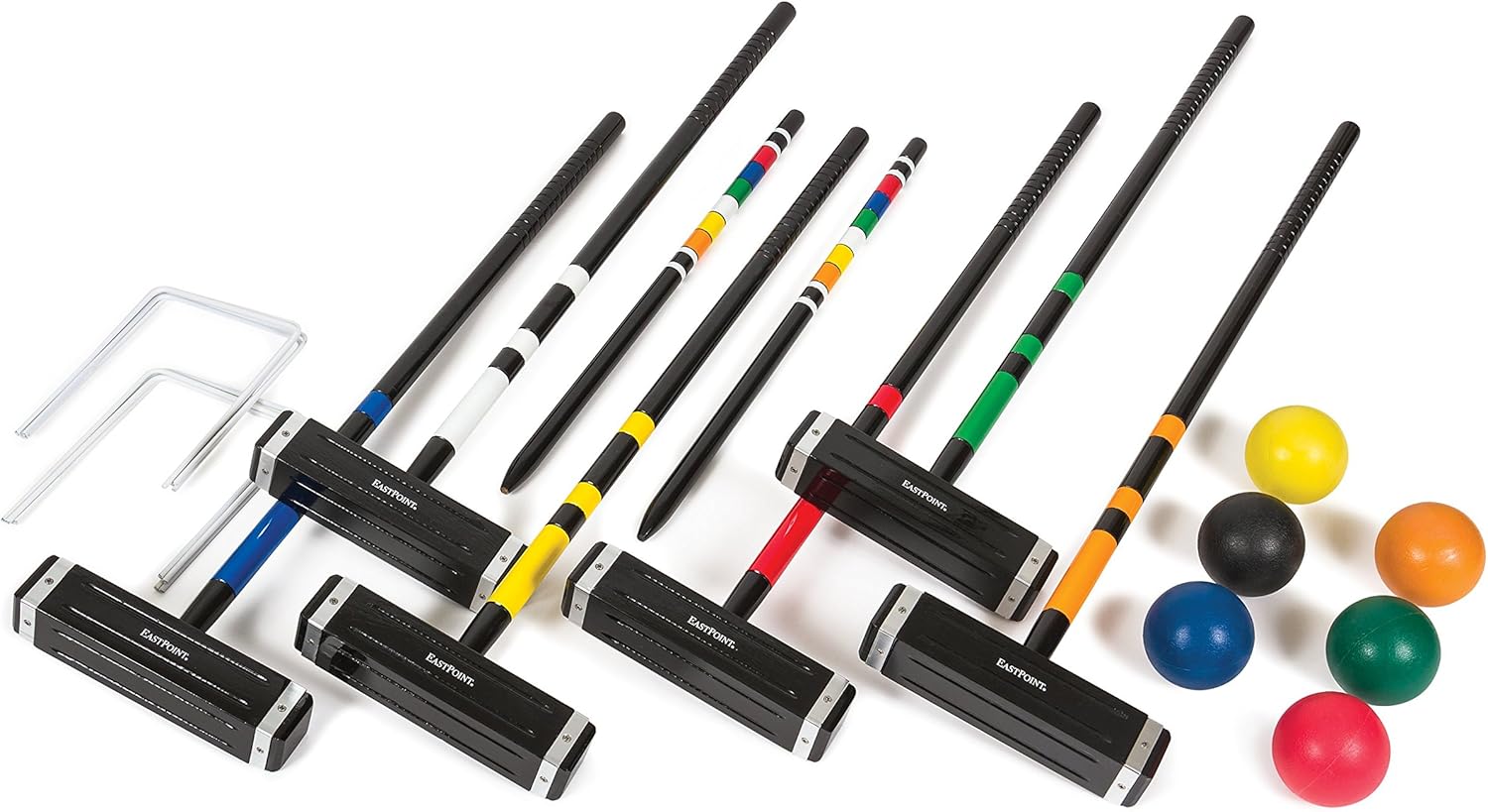 EastPoint Sports 6Player Croquet Set Features Deluxe Carry Case; for