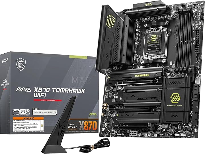 MSI MAG X870 TOMAHAWK WIFI AM5 DDR5 8400MHZ(OC) USB4 4x M.2 HDMI 5G LAN WIFI 7 RGB ATX