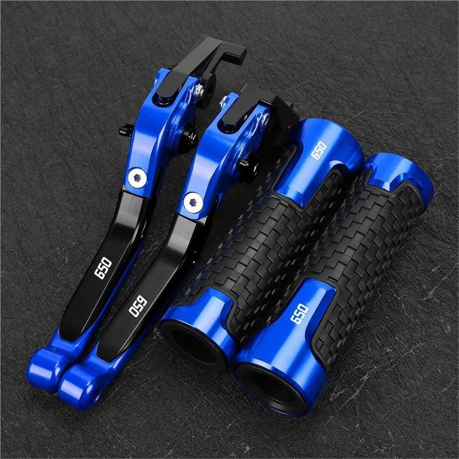 Tgvselpj Blue 2 Motorcycle Part Folding Extendable Brake Clutch Levers Motorcycle Accessories Parts Adjustable Handle For H-Onda Cbr650f Cbr 650F 2014-2023(Blue 2)
