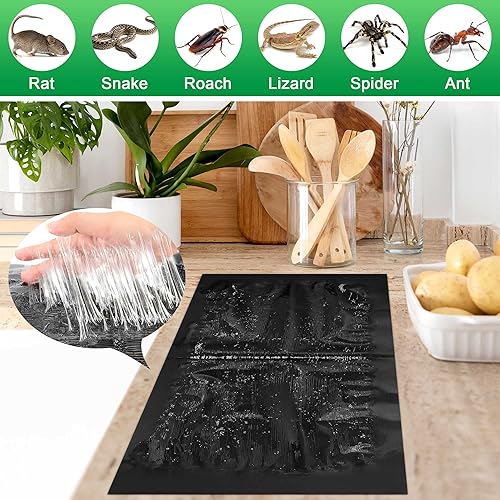 Miniatura 2 de Paquete de 36 trampas súper adhesivas para ratas, trampas adhesivas para ratones, trampas adhesivas para serpientes, trampas de pegamento para