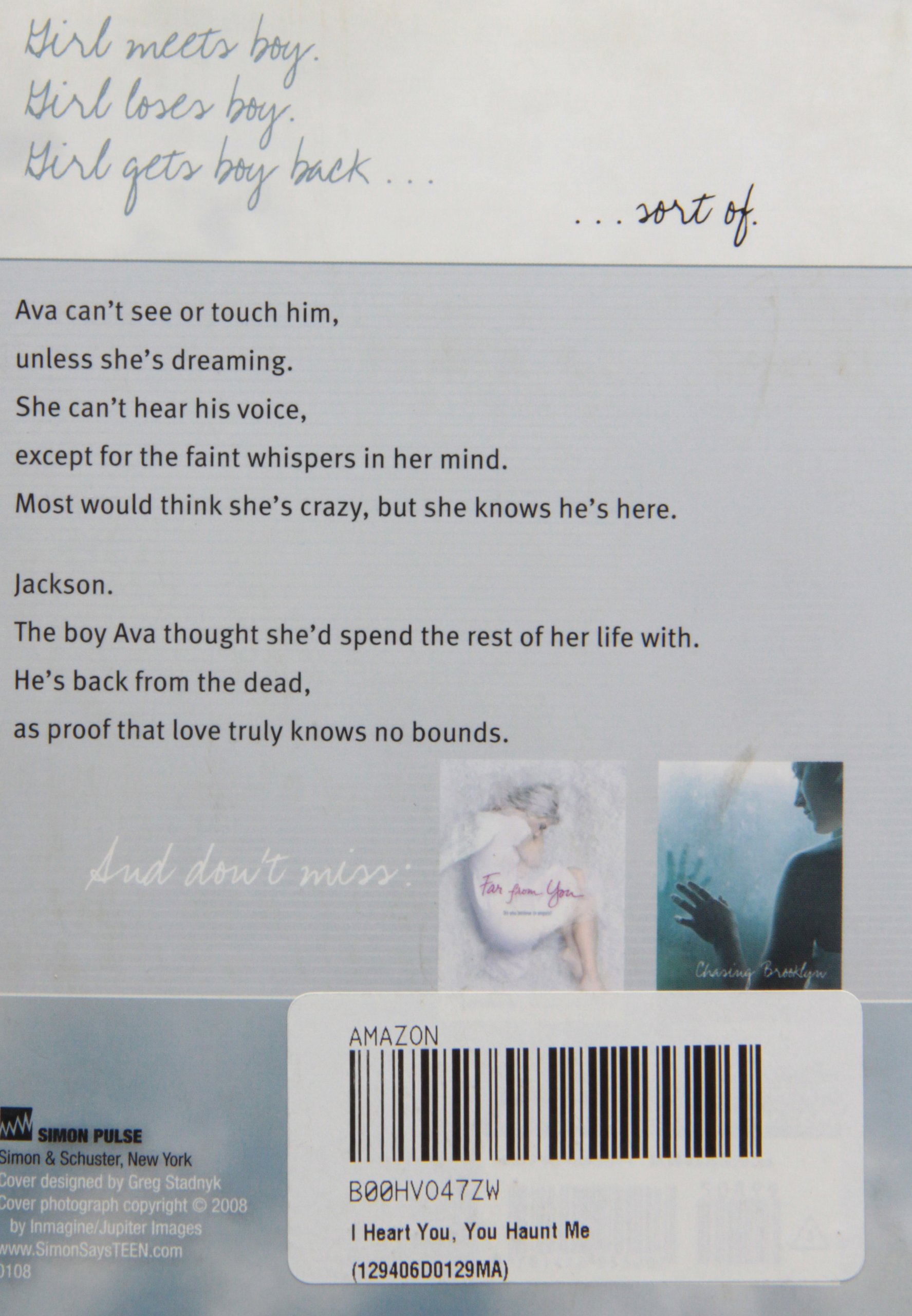 I Heart You, You Haunt Me Schroeder, Lisa - PT01