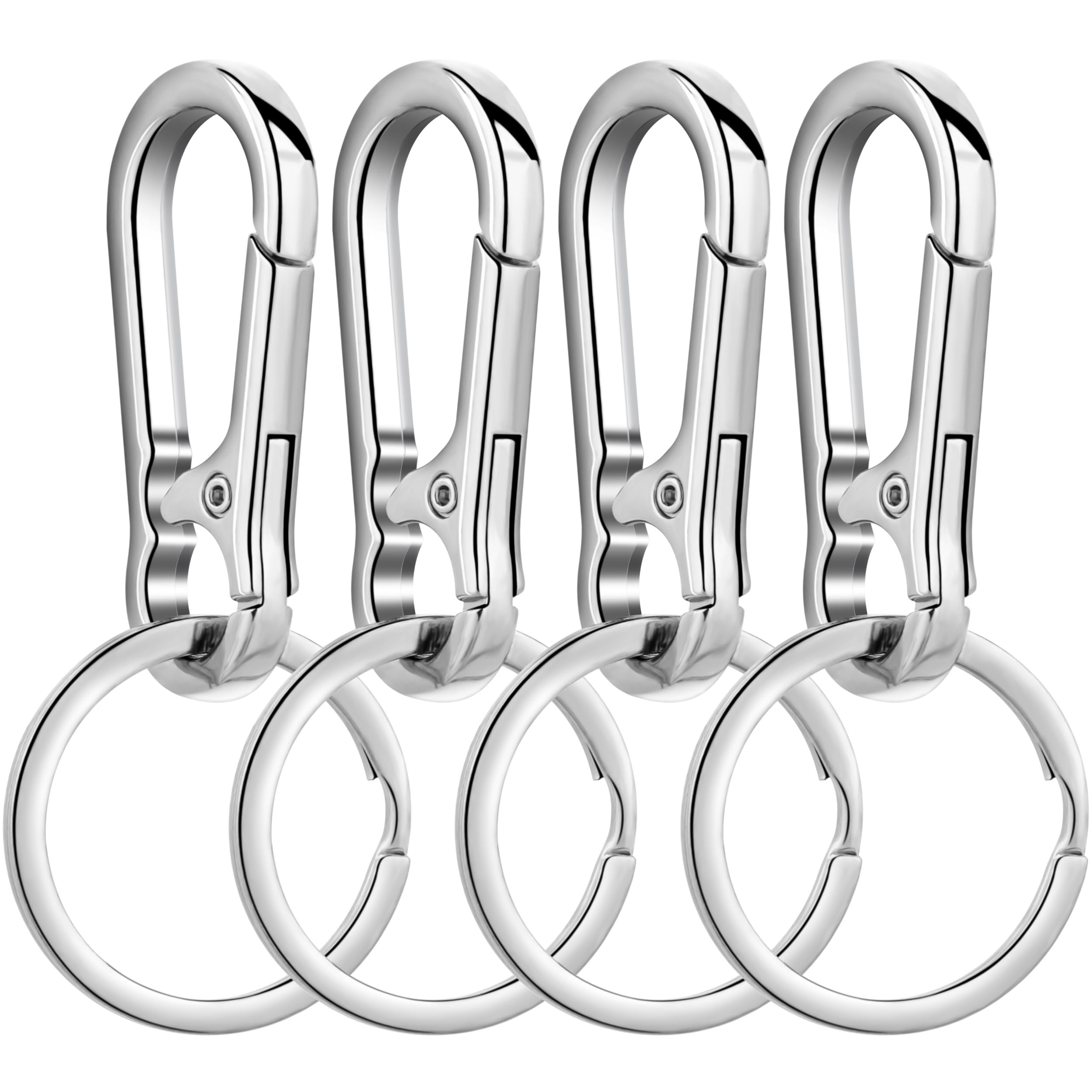 Wikavanli Metal Keychains Keyring Key Chain Ring Clip Holder Organizer for Home Car Keys Key Finder Women Men