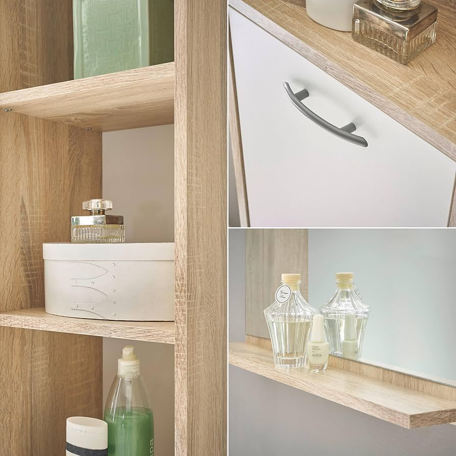 Stella Trading Vista Alto Para Cuarto, Diseño De Roble, Color