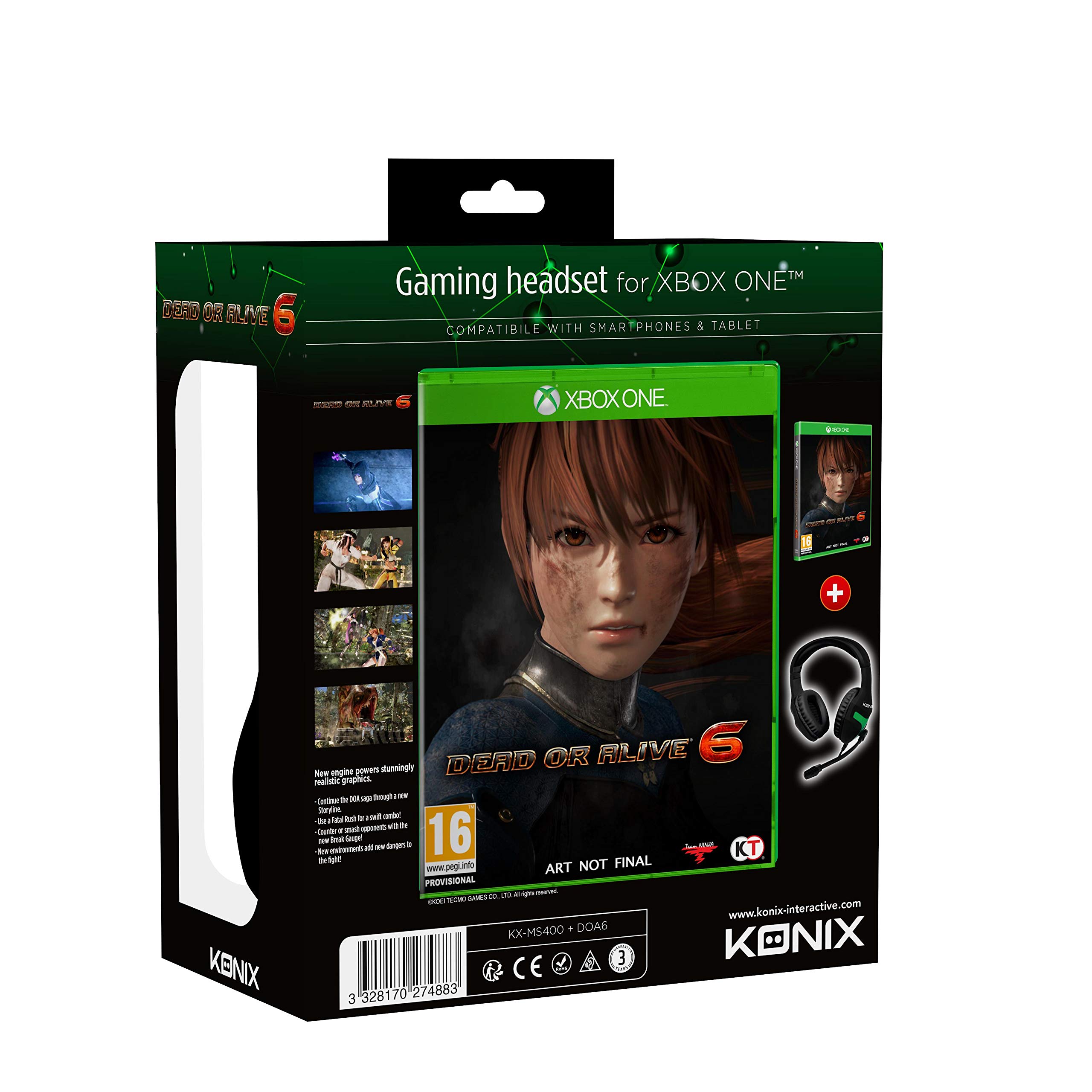 Dead Or Alive 6 Headset Ed. - Bundle - Xbox One [Importación italiana]