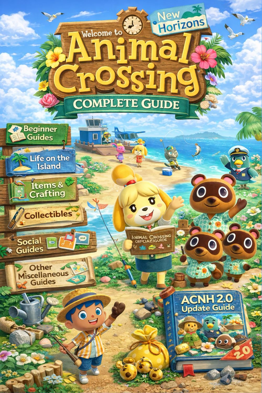 Animal Crossing: New Horizons 2026 ULTIMATE GUIDE (New Updated): The Complete Official Strategy Guide & 100% Island Mastery with Island Life, ... Nook Miles, ACNH 2.0 Update – Beginner to Pro