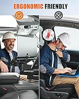 Vista 4 de MELIPRON Soporte Portátil para Laptop en Furgoneta Compatible con Ford Transit 2014-2023 150 250 350 Soporte para Laptop de Carga