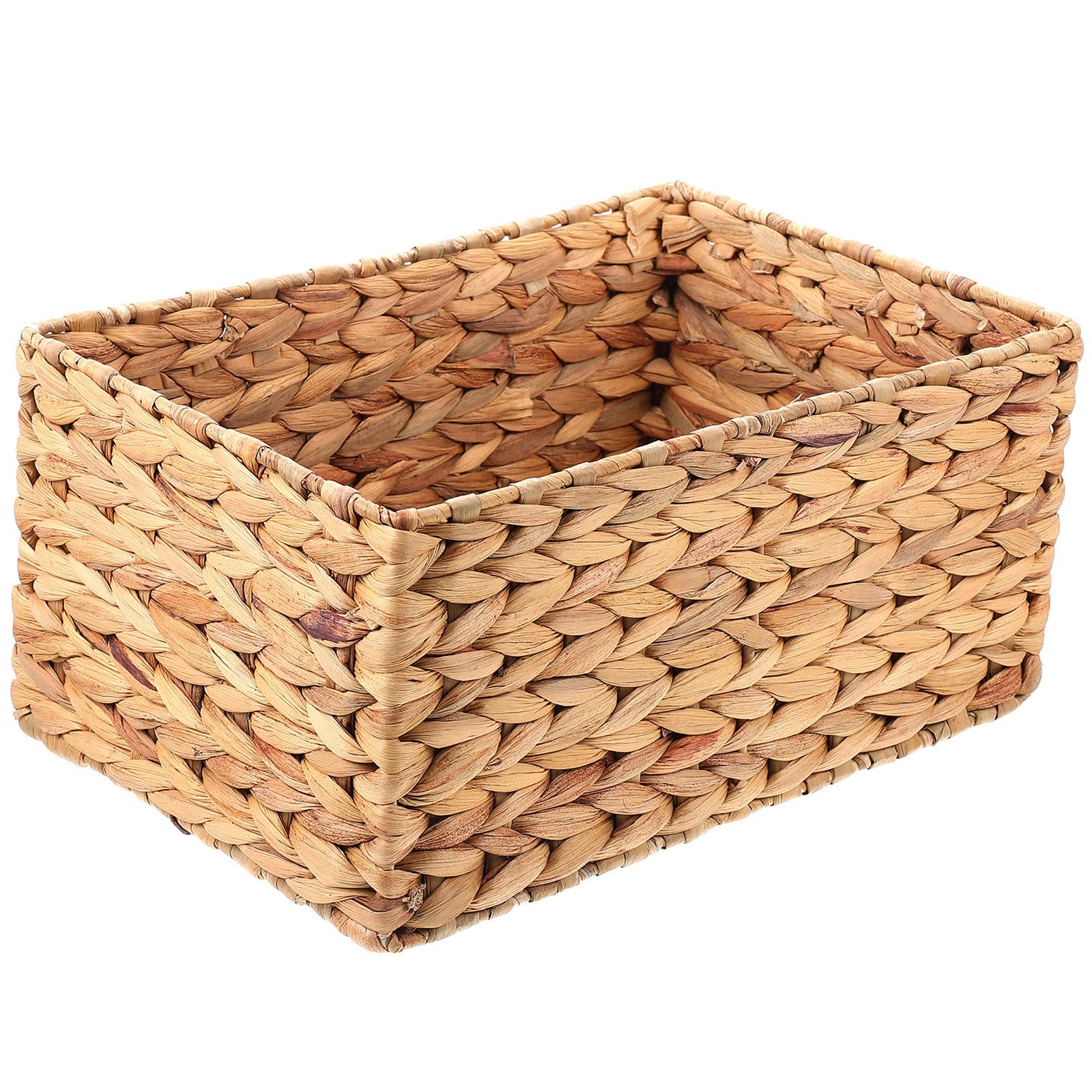 Cesta para estantes en salones rústicos ideal para ordenar el uso interior