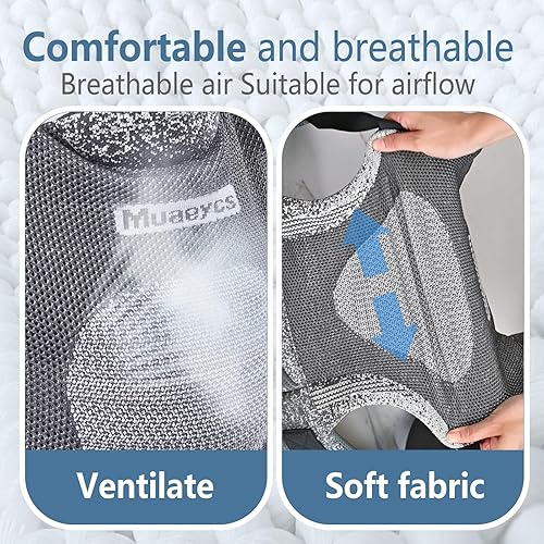 Miniatura 6 de Portabebés para recién nacidos a niños pequeños, ergonómico, transpirable y ligero, portabebés para 7-33 libras, fácil ajustable, suave, gris