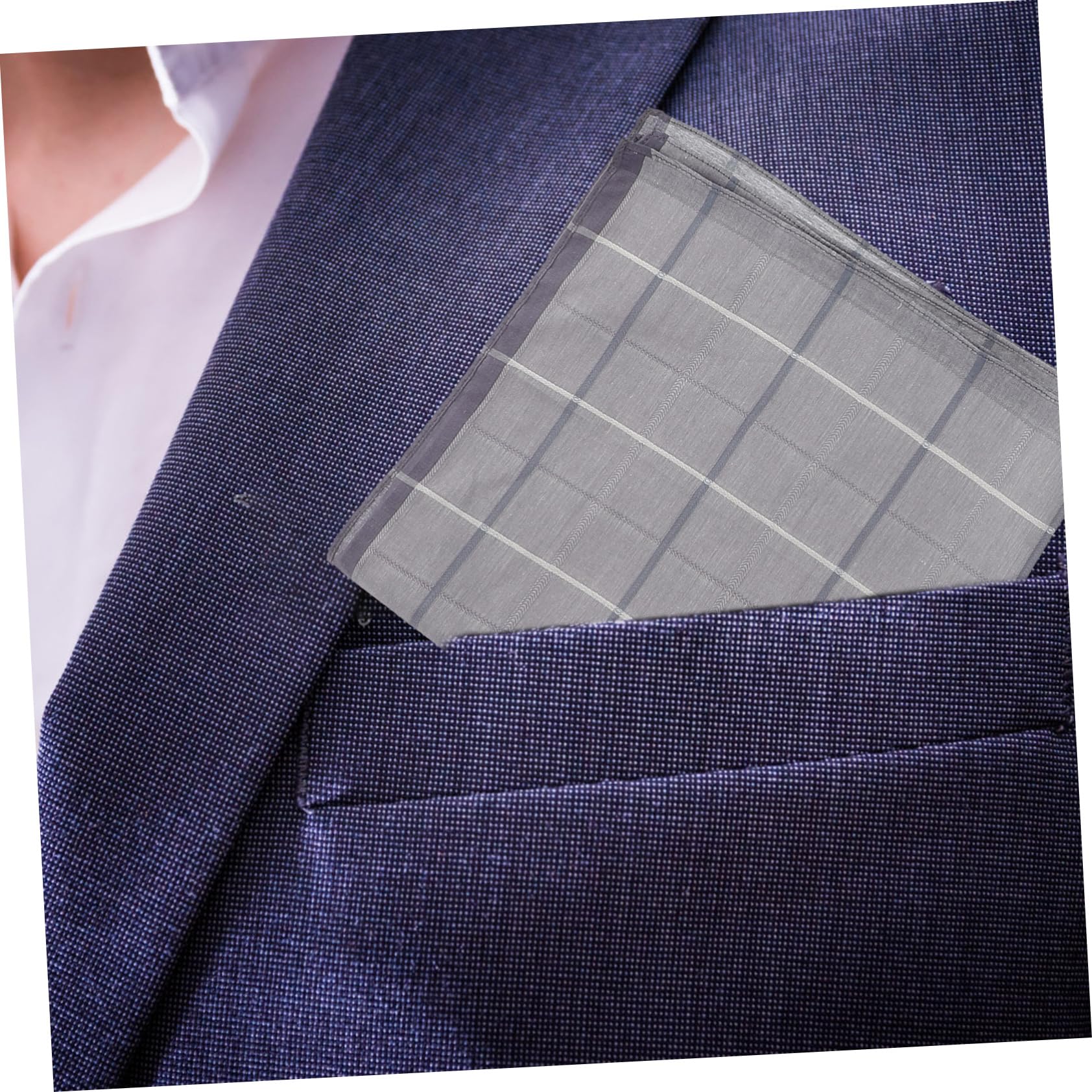 Herren Taschentücher Baumwolle Und Langlebig Für Hochzeiten Elegantes Einstecktuch Blau Hellbraun Hellgrau