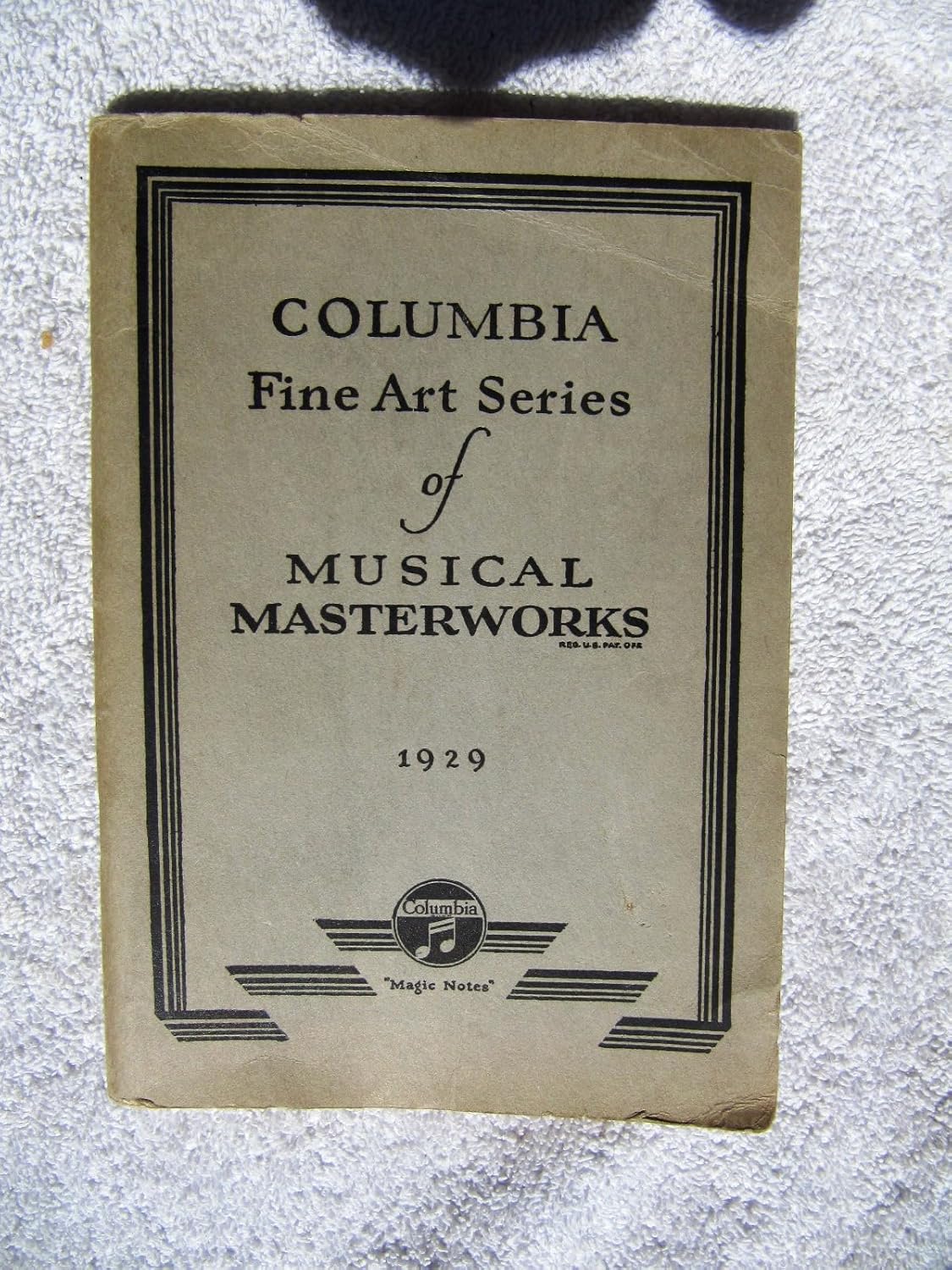 Columbia Records Catalog New Records Jan, 1929 (Collector's Reprint