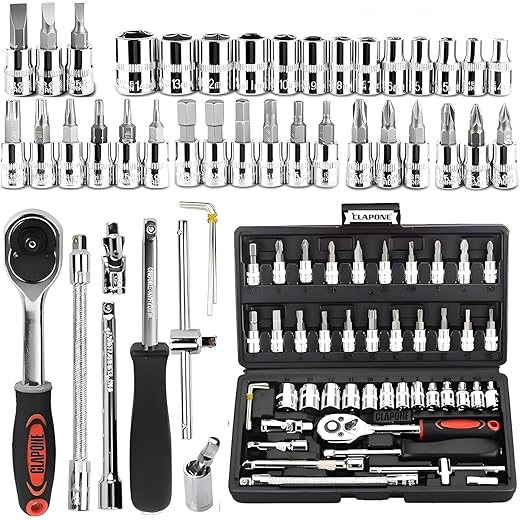 CLAPONE Socket Wrench Set 46 Pcs