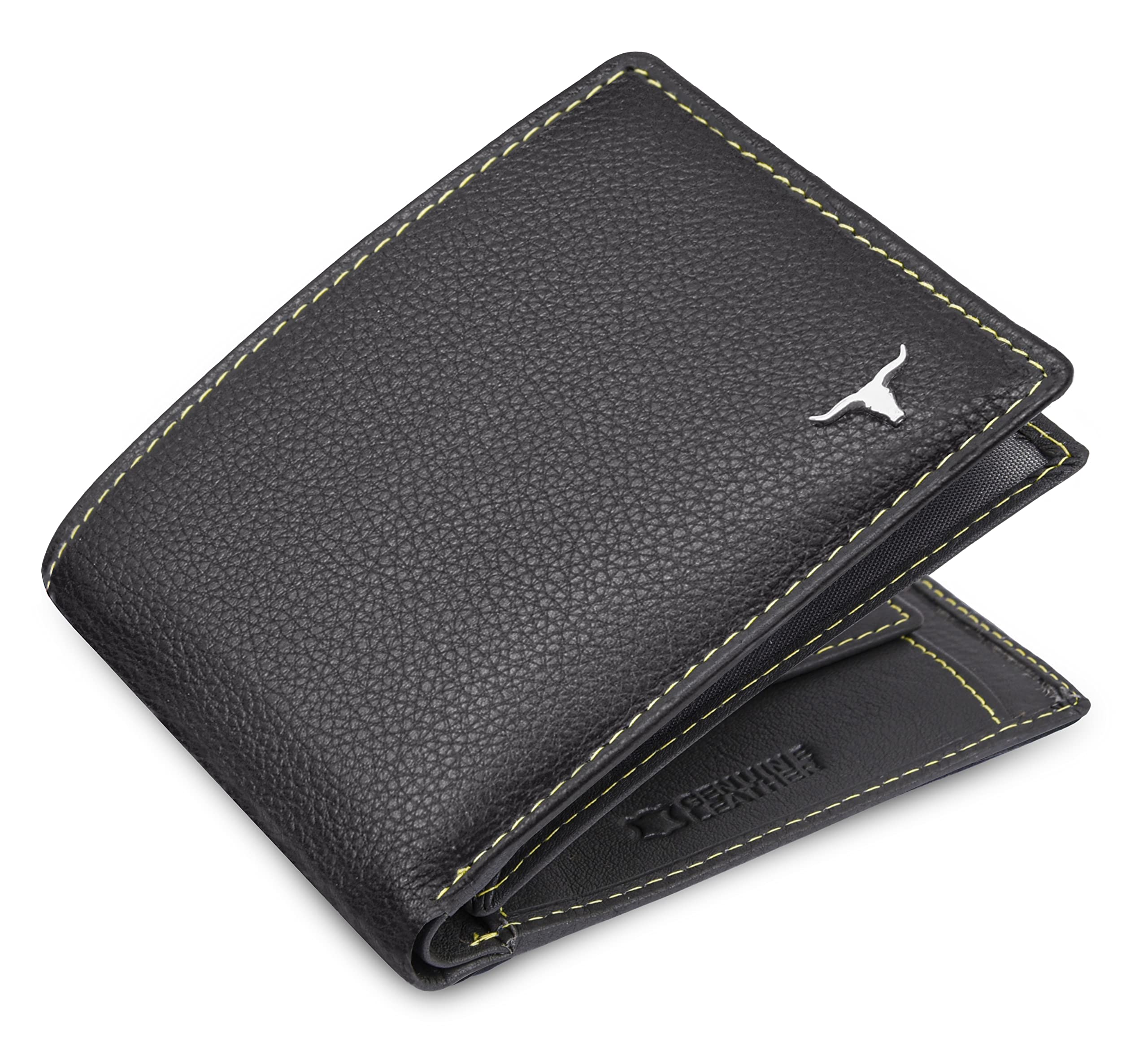 URBAN FOREST Charlie Grey Leather Wallet for Men