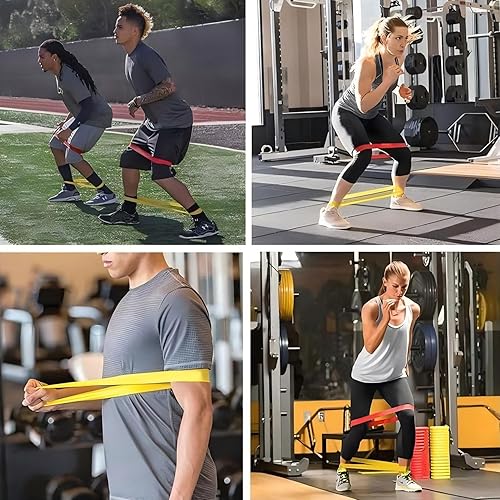 Miniatura 4 de Cinturón de resistencia de fuerza Levantamiento de cadera Pierna adelgazante Cinturón de tracción Fitness Adelgazamiento Adecuado para hombres y