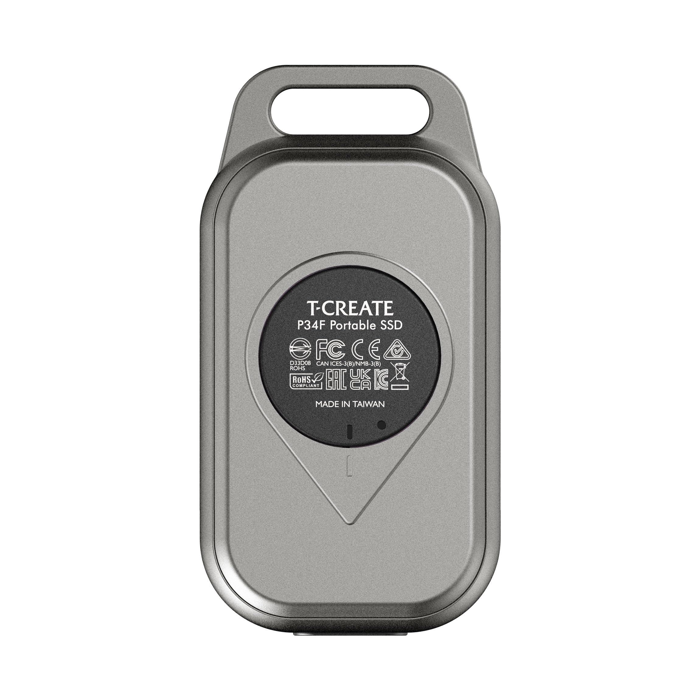 TEAMGROUP T-Create Expert P34F TPSEGE512G0C136 tragbare SSD, Lesegeschwindigkeit bis zu 1.000 MB/s
