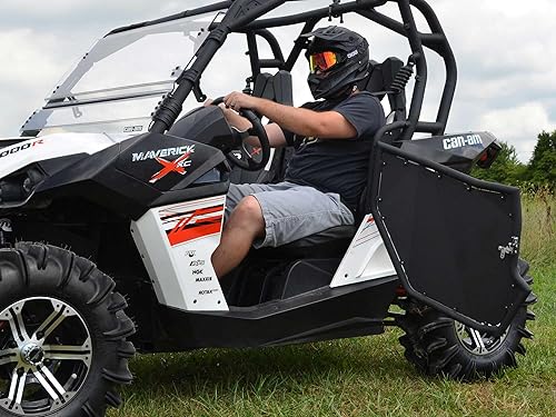 Miniatura 4 de SuperATV Puertas de aluminio compatibles con Can-Am Maverick 2013+, See Fitment, extra resistente, recubrimiento en polvo, resistente a los