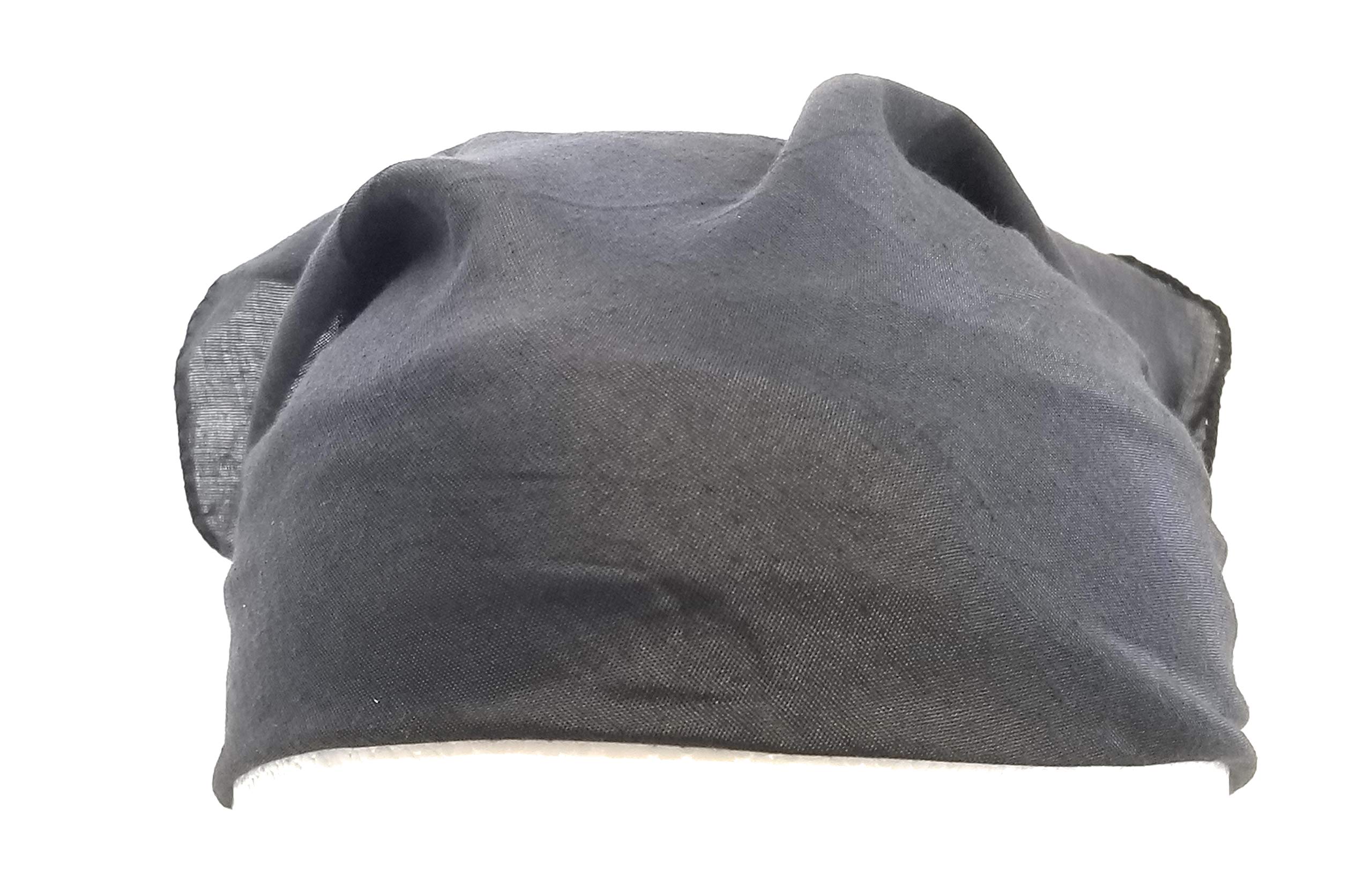 Sikh Hindu Wedding Marriage Kaur Singh Black Shiny PLAIN bandana Head Wrap Gear Rumaal