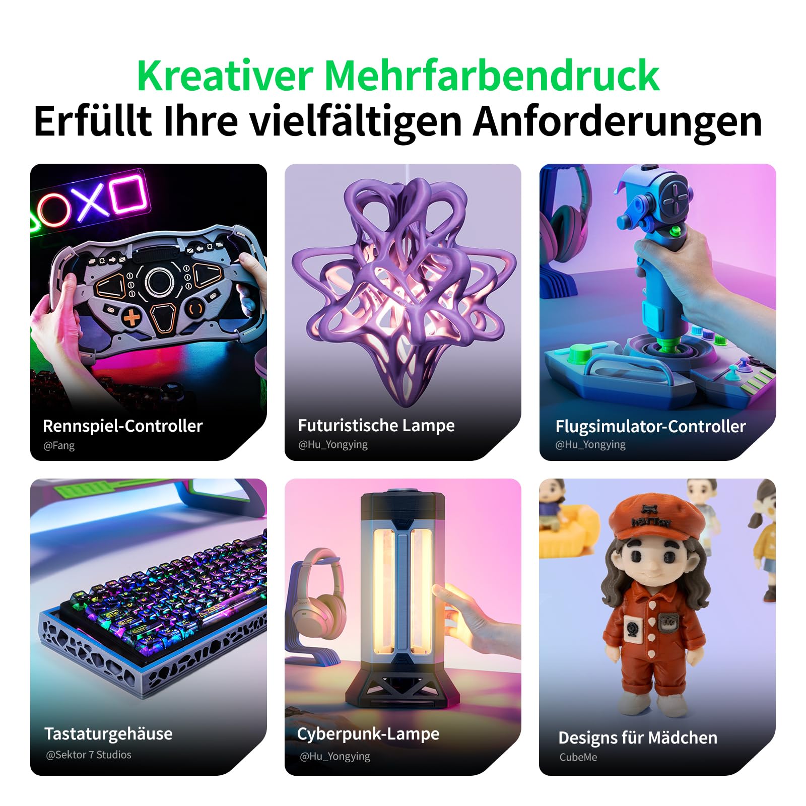 Creality SPARKX i7 Color Combo 3D-Drucker, KI Foto-zu-3D Modellierung, Mehrfarbiger Druck bereit, Automatische Nivellierung, Desktop FDM 3D-Drucker für Einsteiger