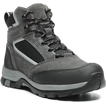 Mens 6 Waterproof Work Boots Soft Toe, Crazy Horse Leather Safety Boots, Slip Resistant Industrial Construction Boots, Durable Outdoor Work Footwear D61211-D61212