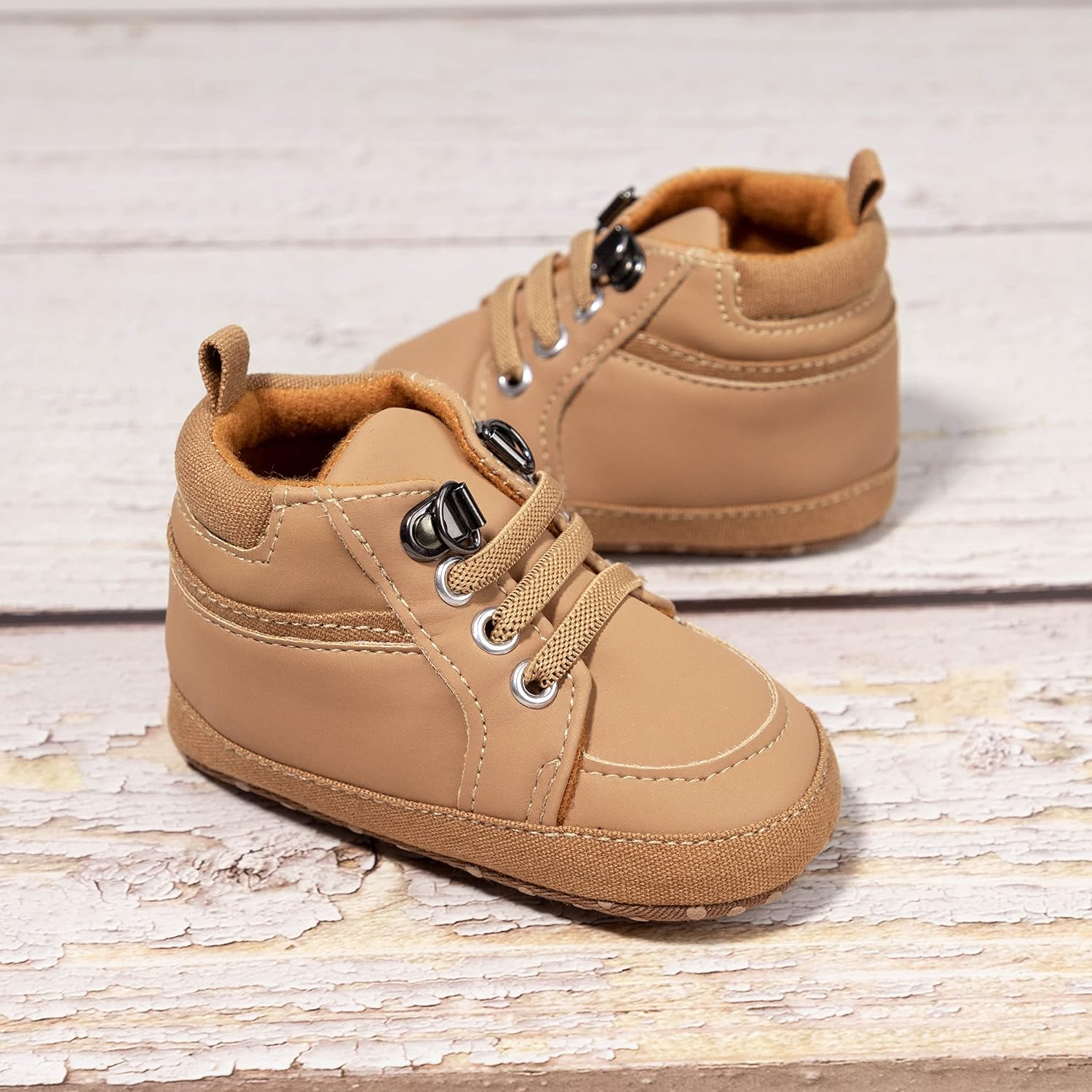 Baby Boys Girls Shoes Winter Warm Infant High-Top Ankle Sneakers Non-Slip Soft Sole Toddler Prewalker Newborn First Walkers Crib Shoes
