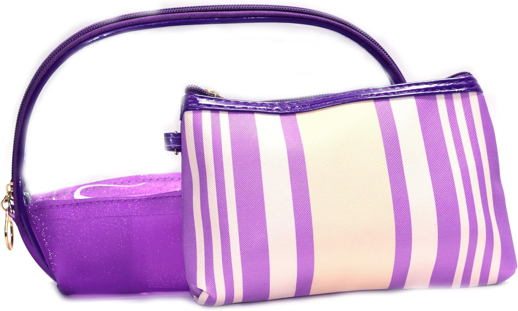Color Fever Ladies Cosmetic Bags/Makeup - Vanity Pouch Street Look Style,Purple