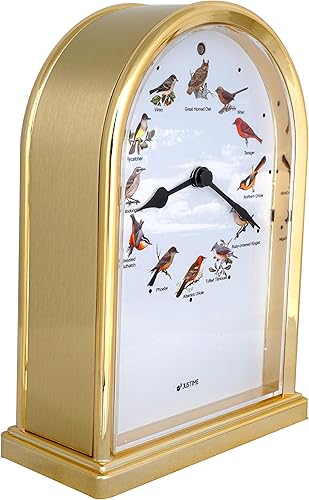 Miniatura 3 de Búho de 7.5 pulgadas de alto colección encantadora reproduce 12 canciones populares de pájaro reloj de mesa Home Deco multicolor selección de regalo