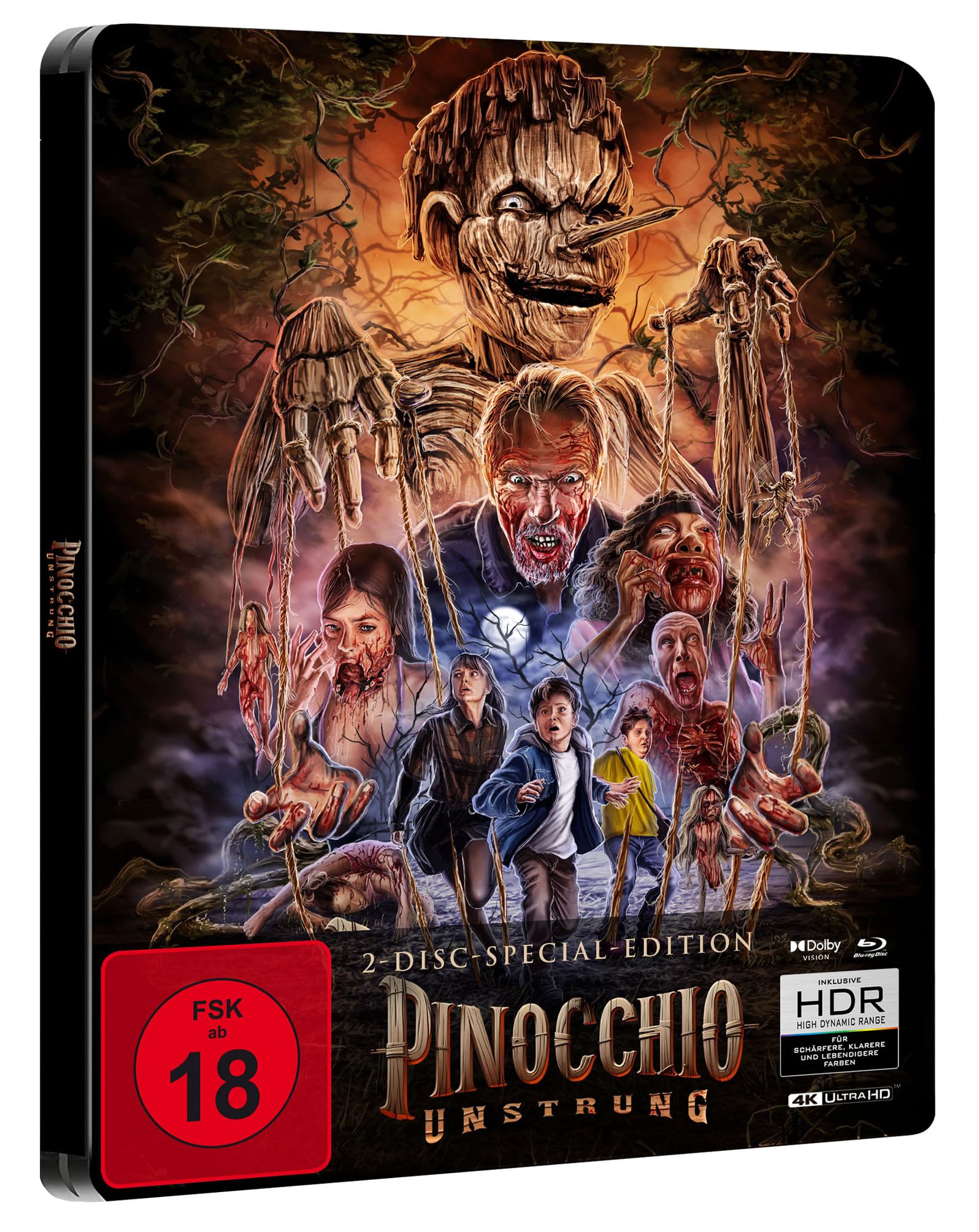 Pinocchio Unstrung Steelcase 4K-UHD+Blu-ray