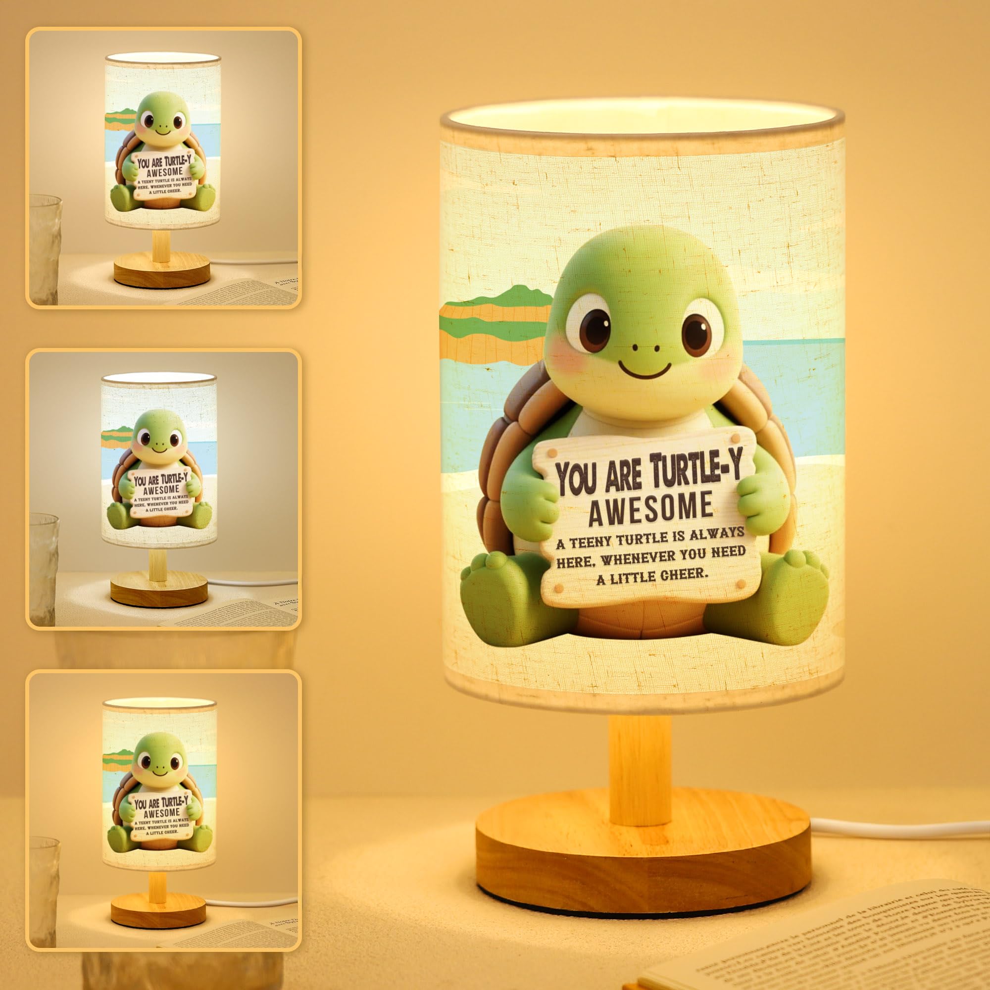 WSYEAR Turtle Gifts, Birthday Gifts for Women Men Kids Presents,Sea Turtle Decor, Tabel Lamp for Home Office Decorations — image 1