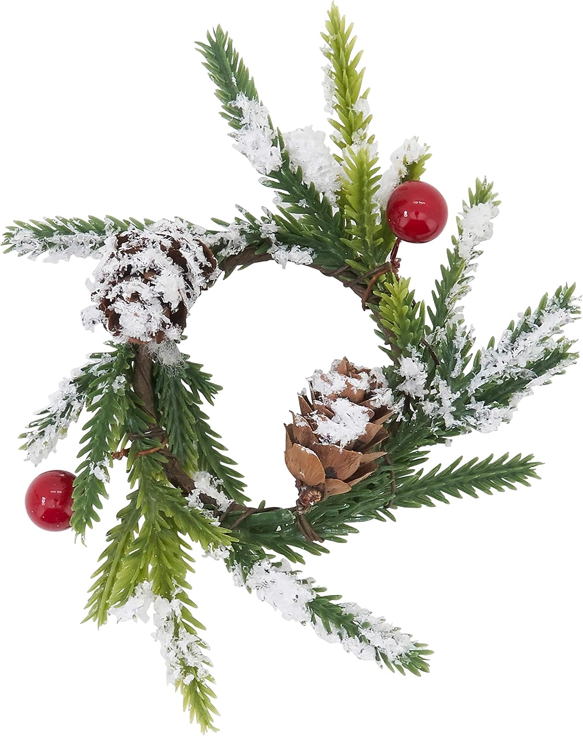 Red Berry Napkin Rings (Set of 4)