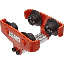 Harrington ET525 Manual Push Trolley for Electric Chain Hoists, 525 lbs Maximum Capacity, Fits 1.97" to 3.94" Width Flange