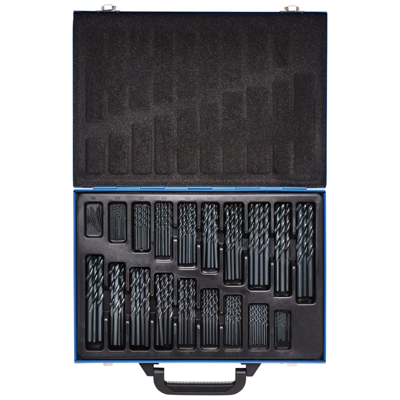 Draper 170pcs Black HSS Drill Bit Set - 08854 - for Metal Wood and Plastic - Image 2