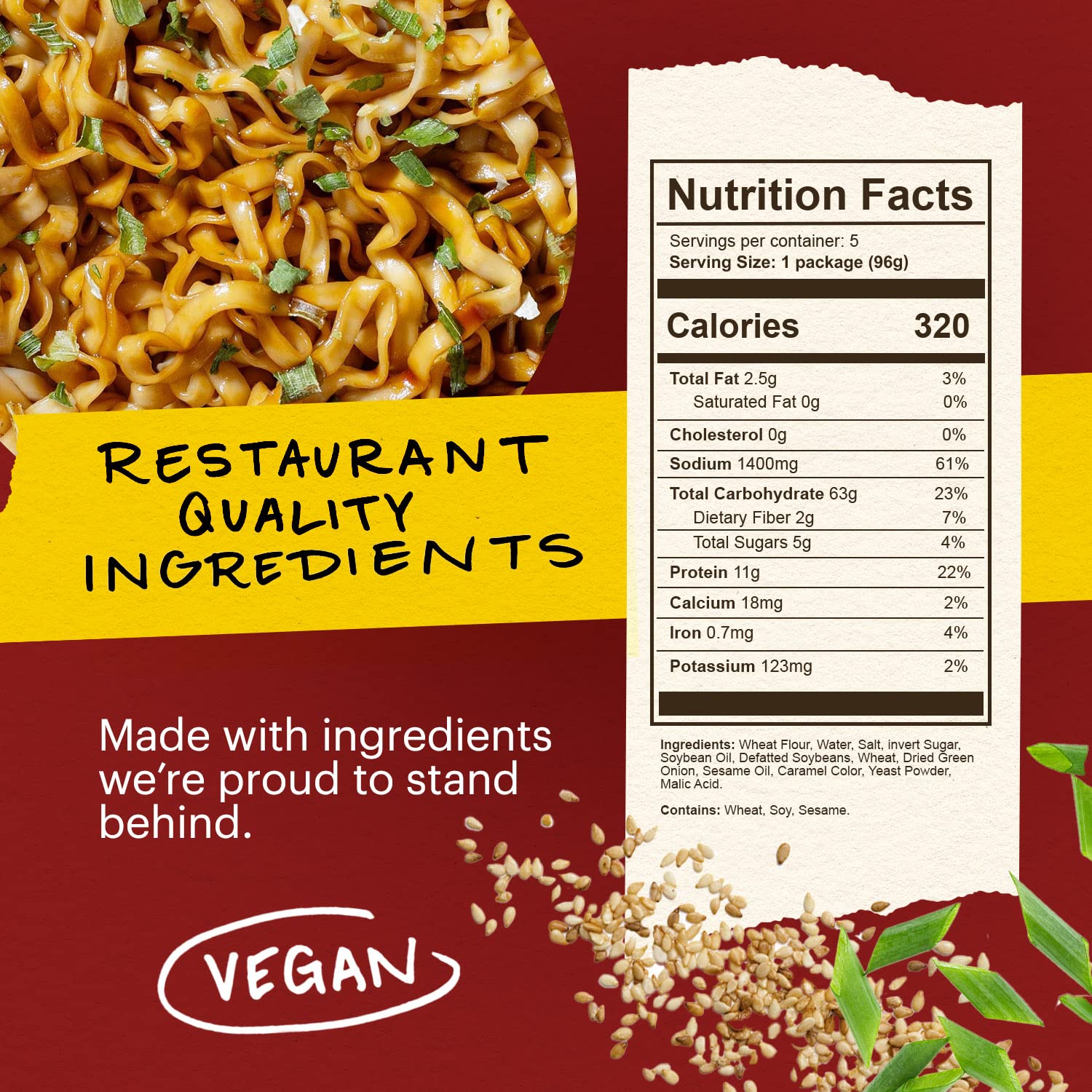 Buy Momofuku Soy & Scallion Ramen Noodles by David Chang, 5 Servings, Ramen, Asian Snacks Online