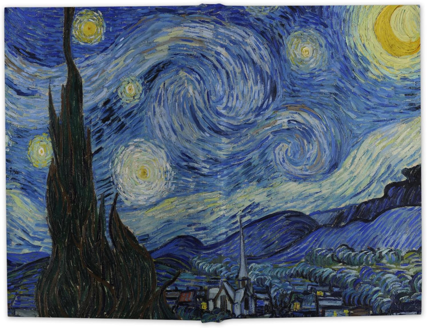 The Starry Night (1889) Hardbound Journal - 7.25" x 10"