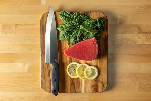 Miniatura 6 de Williams Knife Co. - Cuchillo de chef grande, hoja de acero Elmax de 9 pulgadas, herramienta culinaria versátil