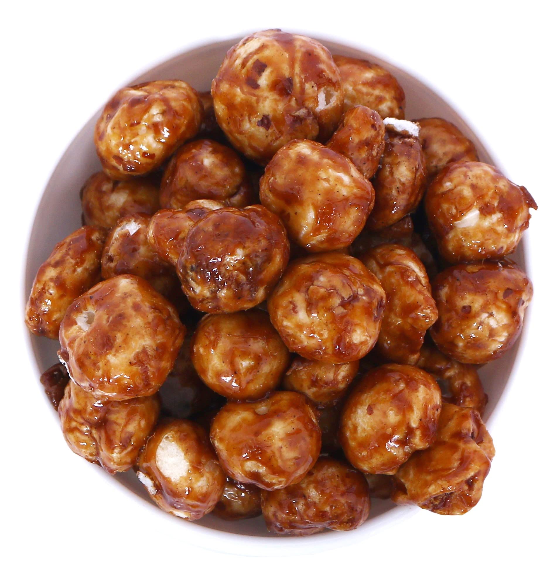 Popcorn Fusion Roasted & Flavoured Makhana- Classic Salted Caramel Makhana, Low Fat Snacks With Airtight Glass Jar- (Pack Of 2, 140 G Each) 2