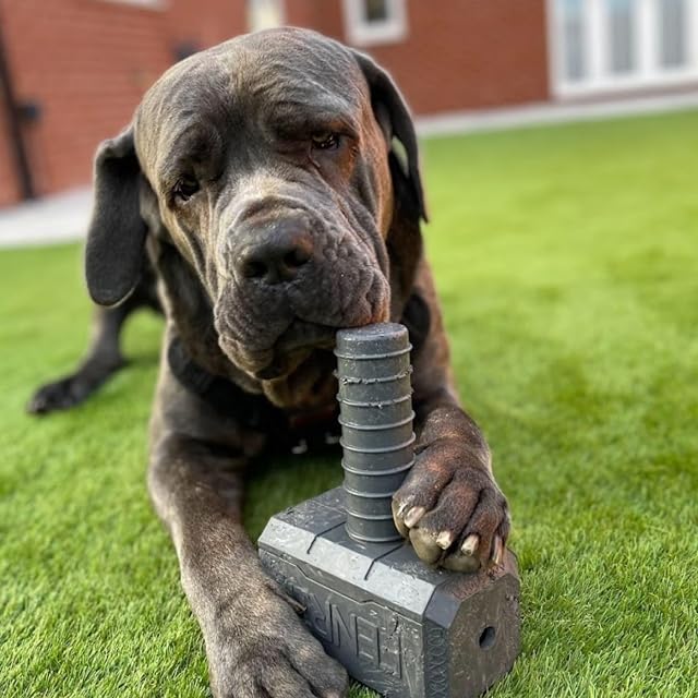 Foto 4 de 6 de Fenrir Hammer - Juguete masticable (tamaño grande, gris)