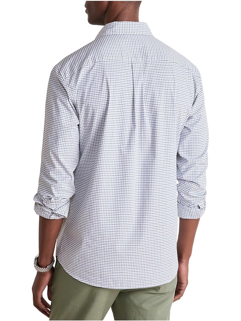 Green Vineyard Vines Wauwinet Tatterall Perfect Cotton Shirt