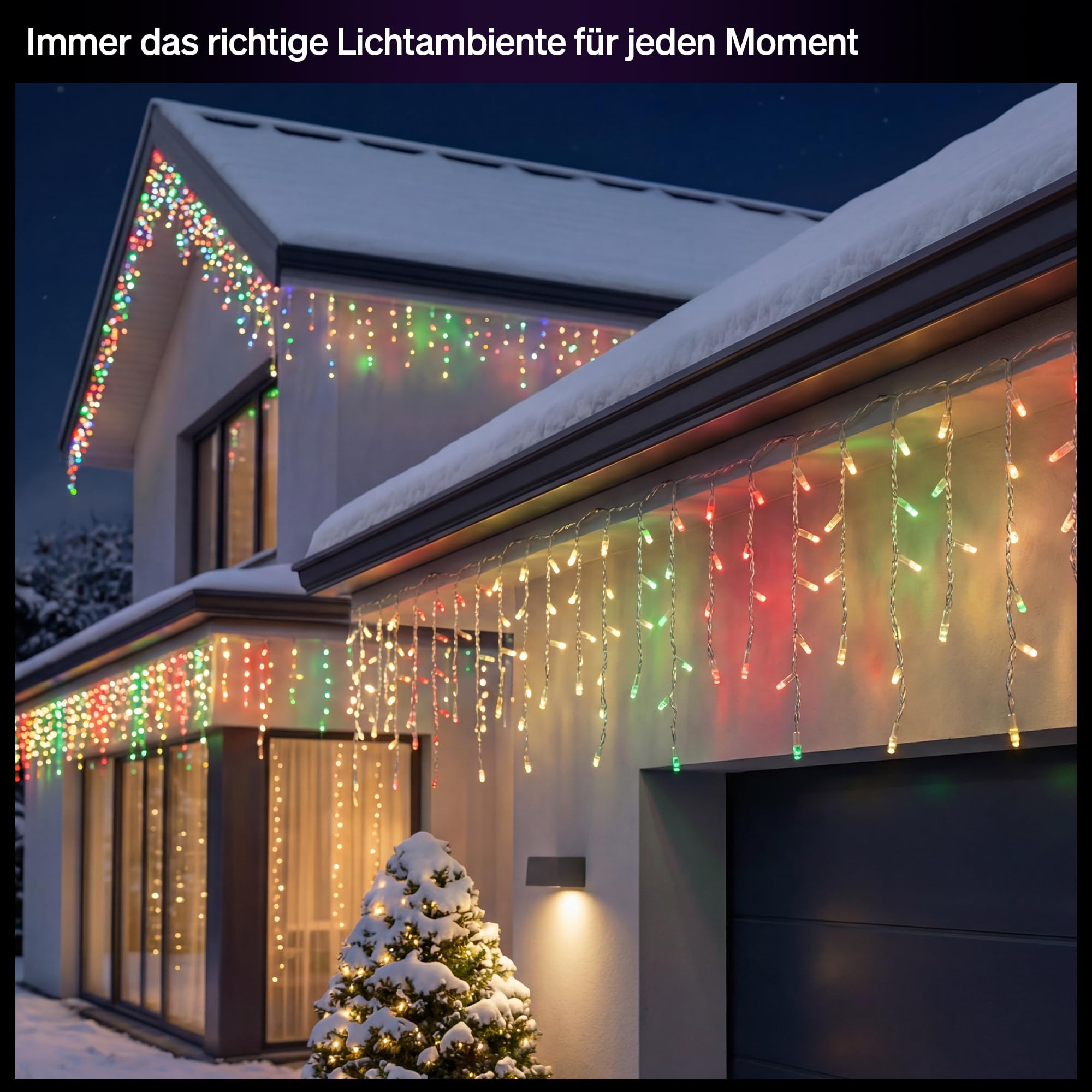 Philips Hue Festavia LED-Eiszapfen-Außenbeleuchtung, 8,5 m