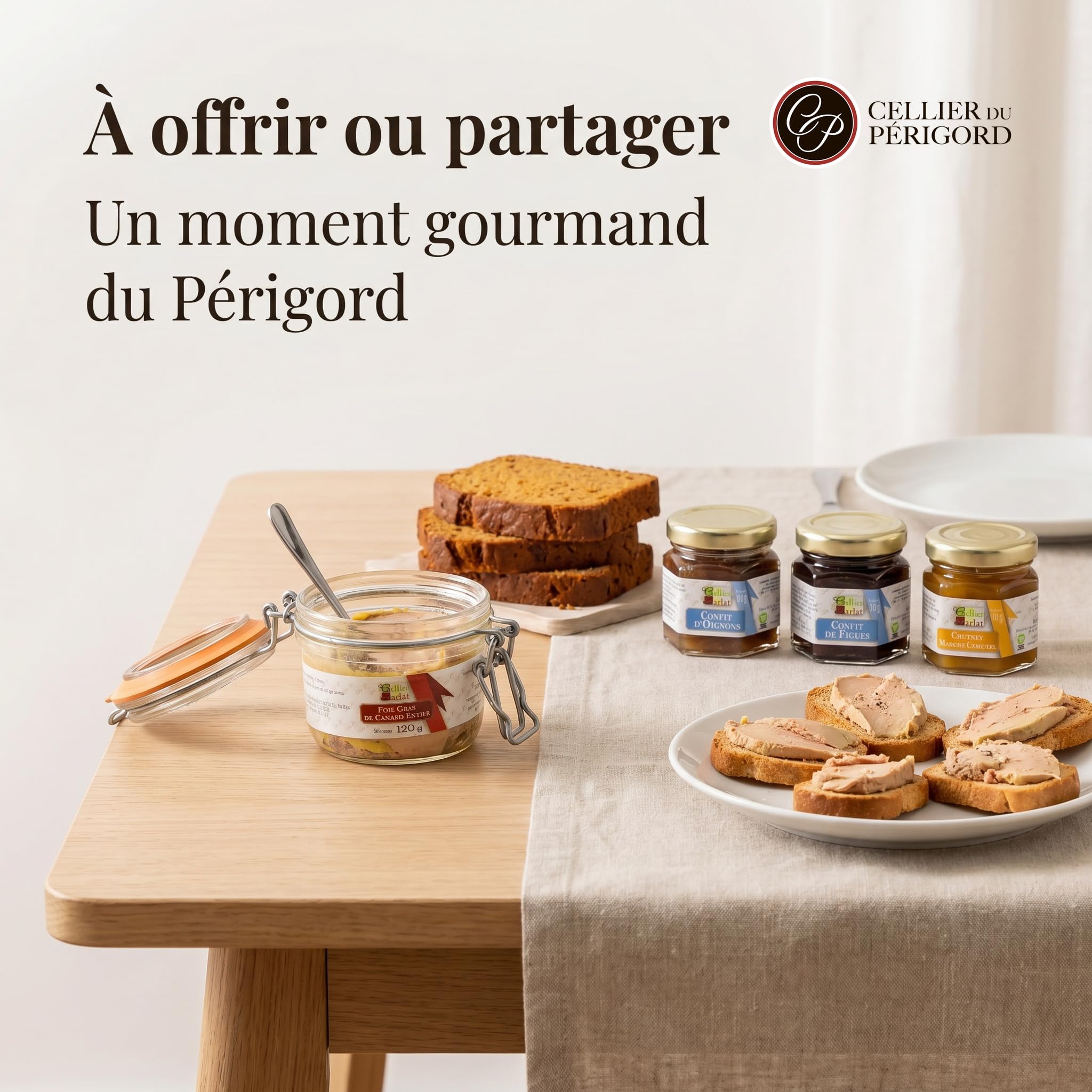 Cellier du Périgord Pack Découverte Foie Gras 6 Spécialités