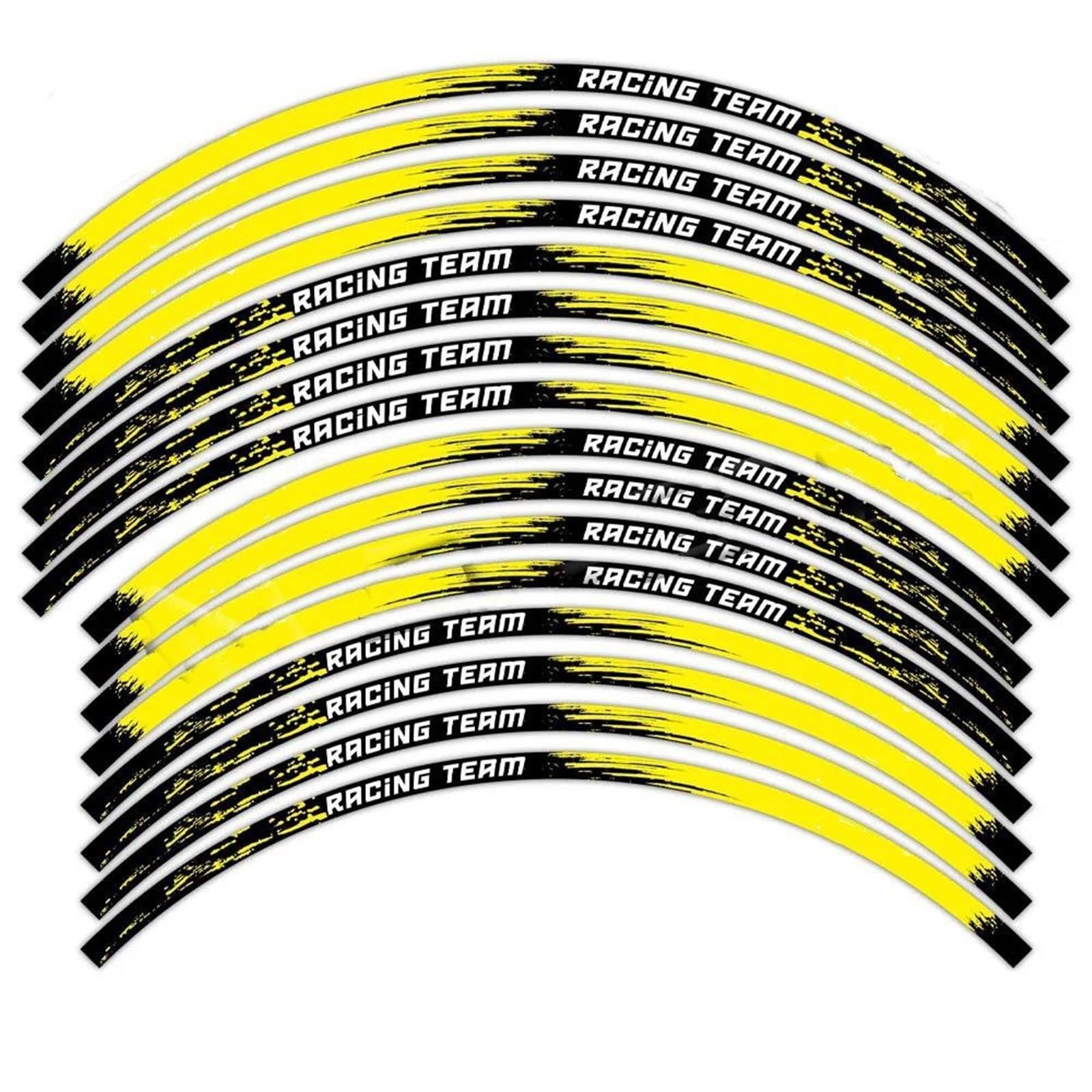 Motorcycle Wheel Sticker for WR250R WR250F WR450F WR 250R 250F 450F Motorcycle Wheel Sticker Reflective Rim Stripe Decals 21"/18"(Front21 Rear18 E)