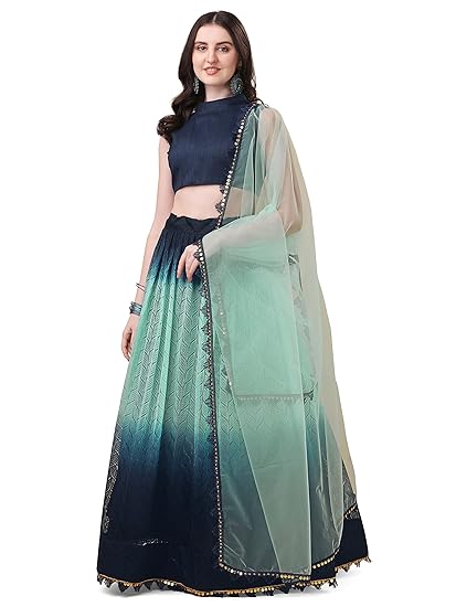 Women's Rasal Net Padding Lehenga Choli