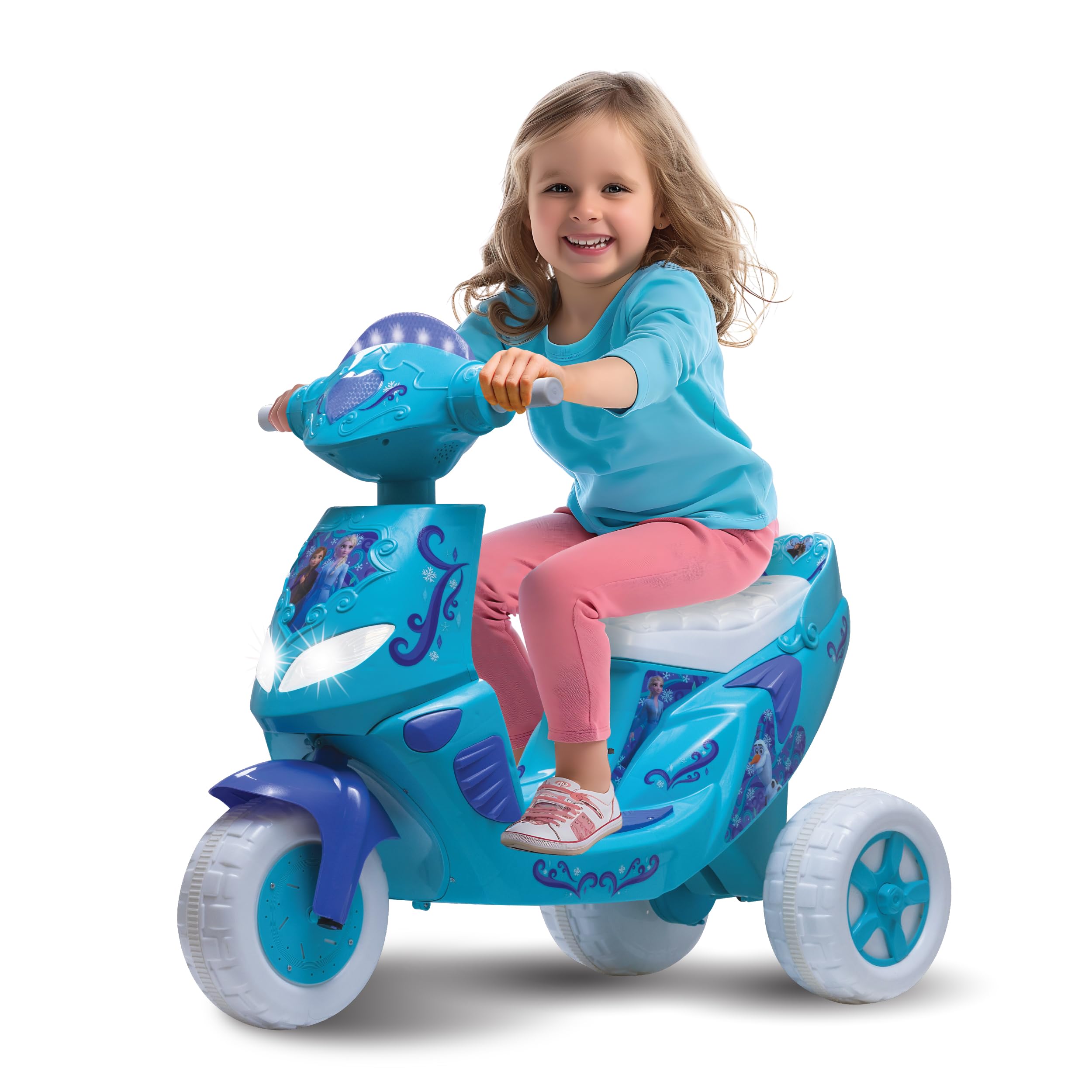 Amazon.com: Kid Trax Disney Frozen Kids Scooter Ride On Toy, 6