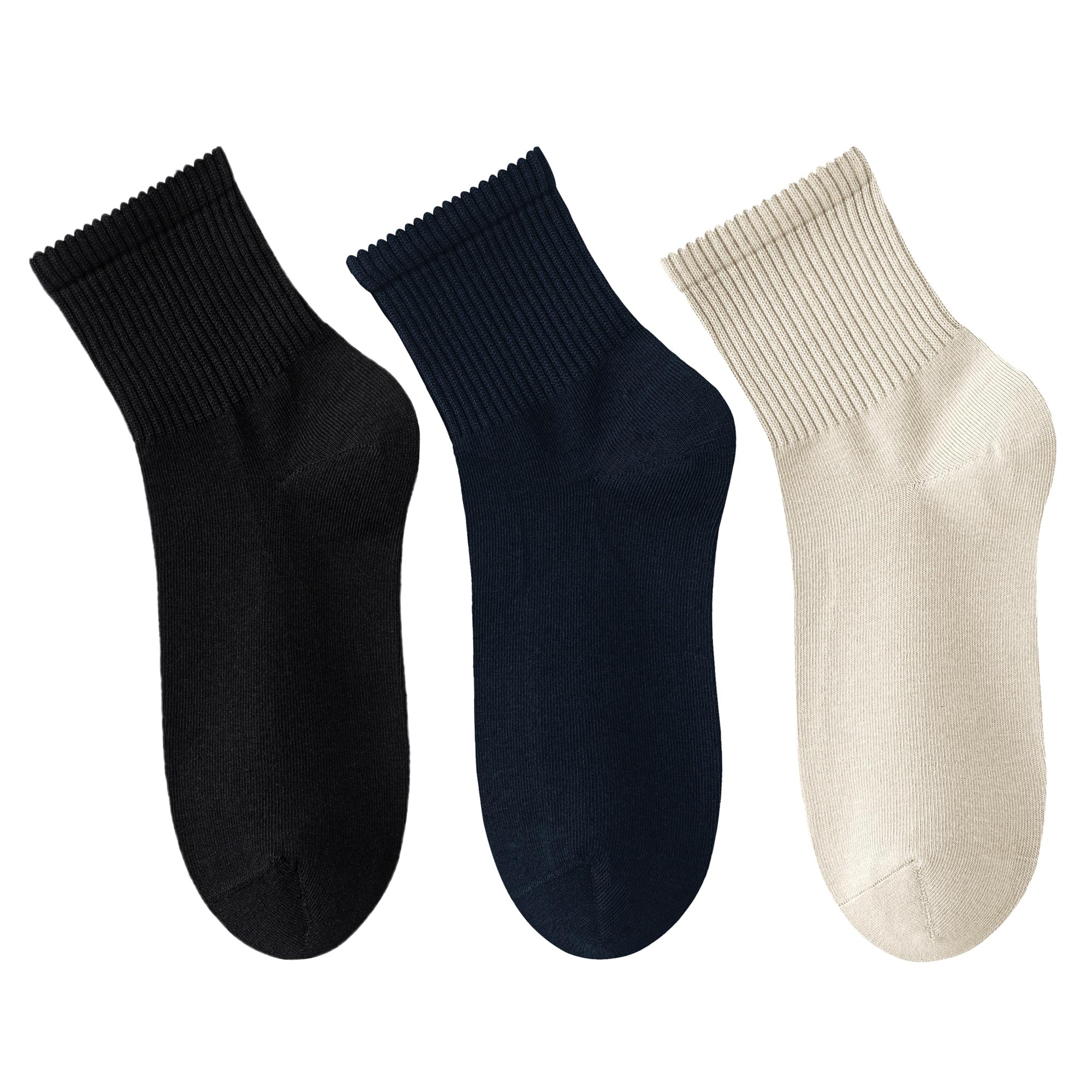 Women's Cotton Quarter Crew Socks