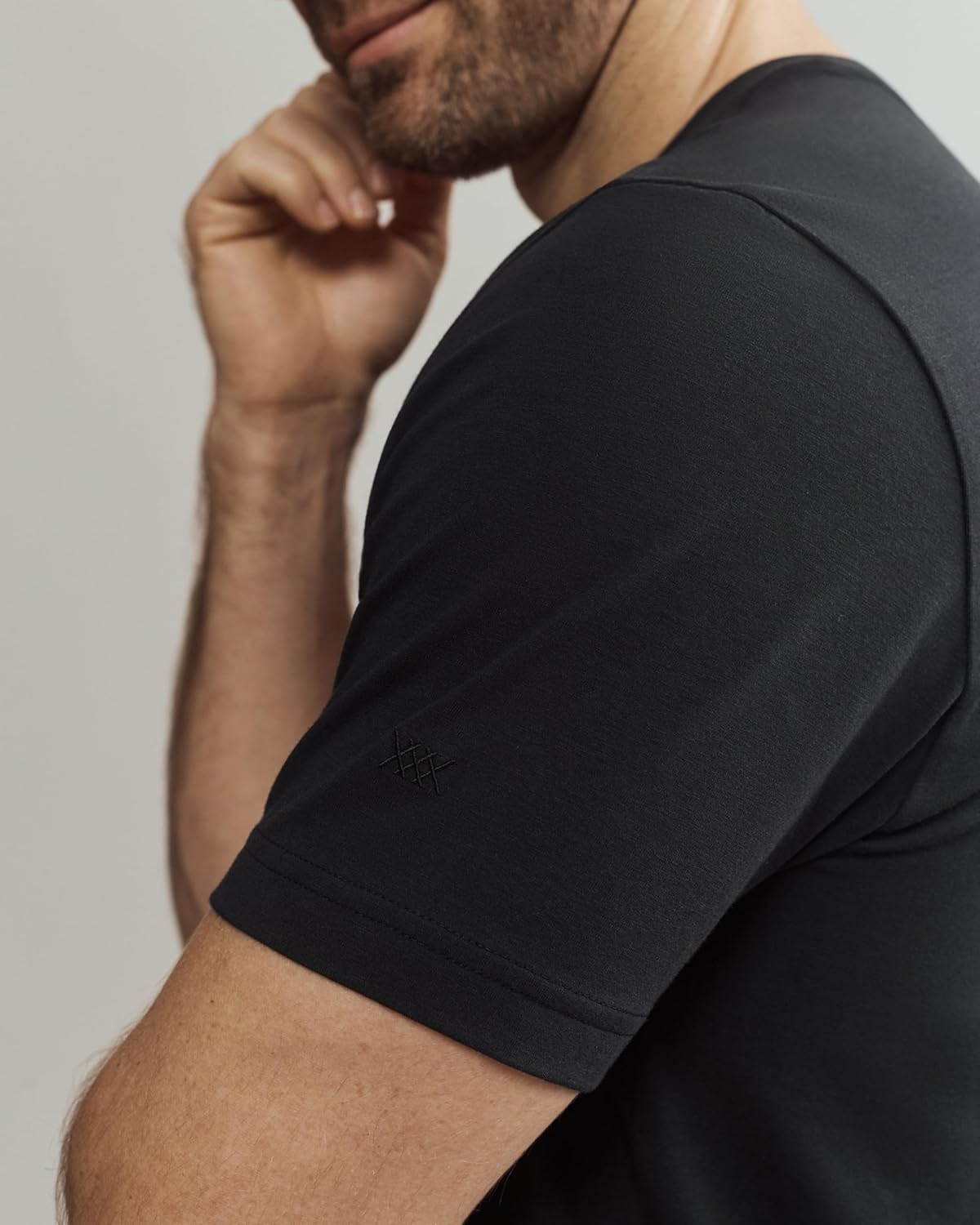 Rhone Men's Origin Performance Tee - Ultrasoft Cotton Blend Fabric, Lightweight, Moisture-Wicking, Anti-Odor T-Shirt - Image 6