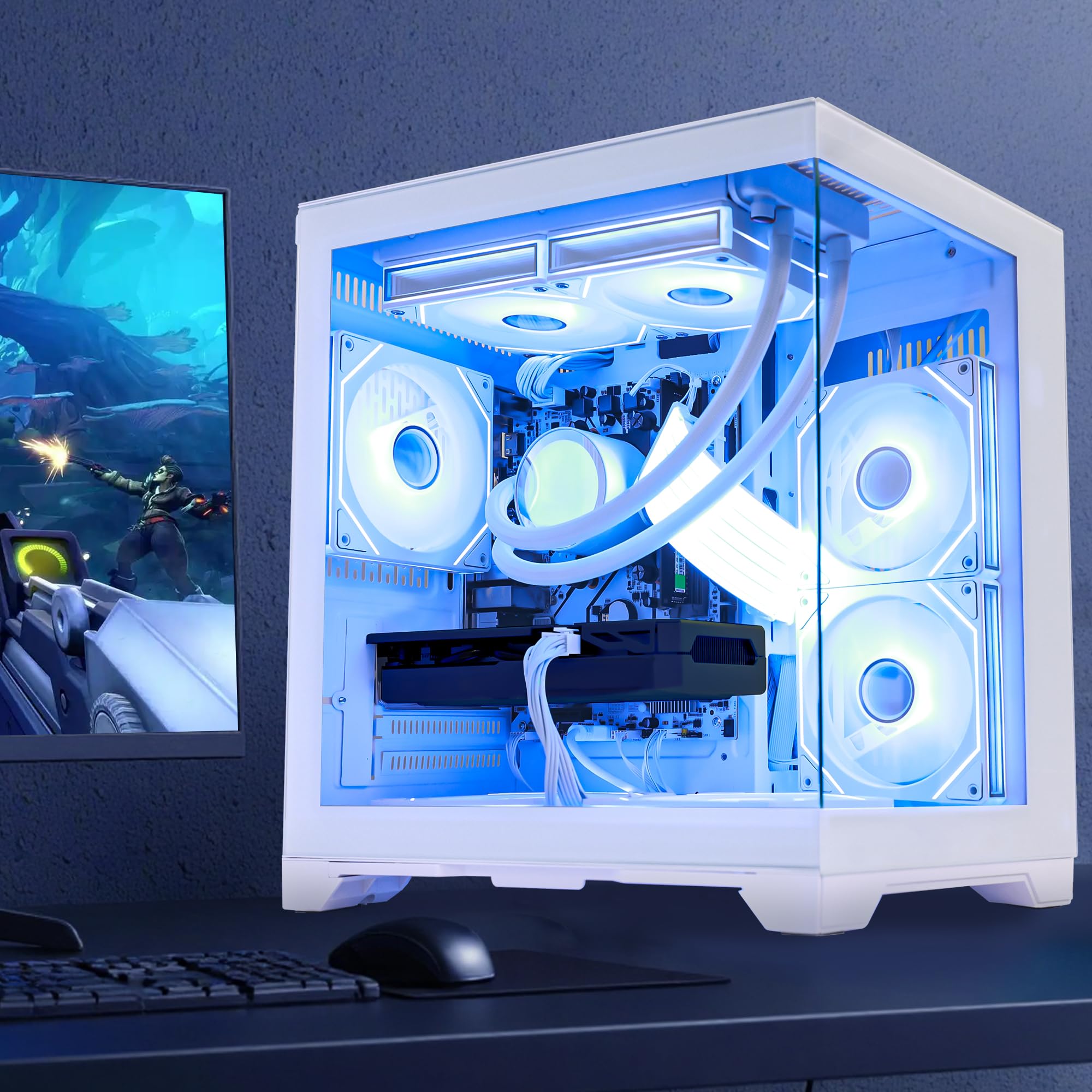 Amazon.com: HELLOLAND Gaming PC -AMD Ryzen 7 5700G 3.8 GHz