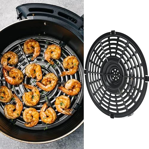 Miniatura 4 de Focket Placa de repuesto para freidora de aire de 8.5 in, 8,5 pulgadas, revestimiento antiadherente, sartén para freidora de aire, placa de parrilla
