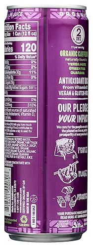 Miniatura 4 de Sambazon, Bebida energética orgánica individual, 12 onzas líquidas