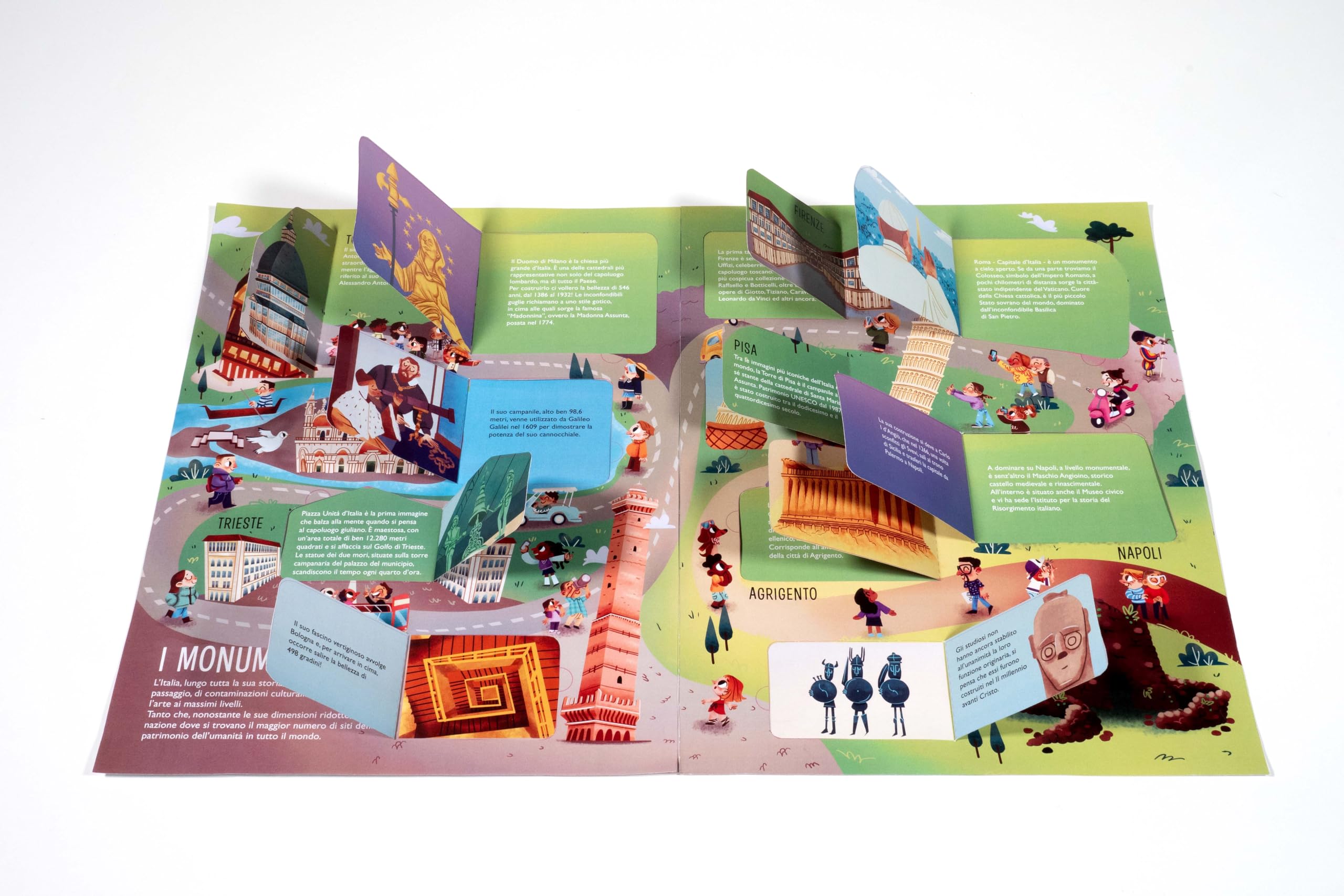 Atlante d'Italia flip-flap. Viaggi intorno al mondo. Ediz. illustrata