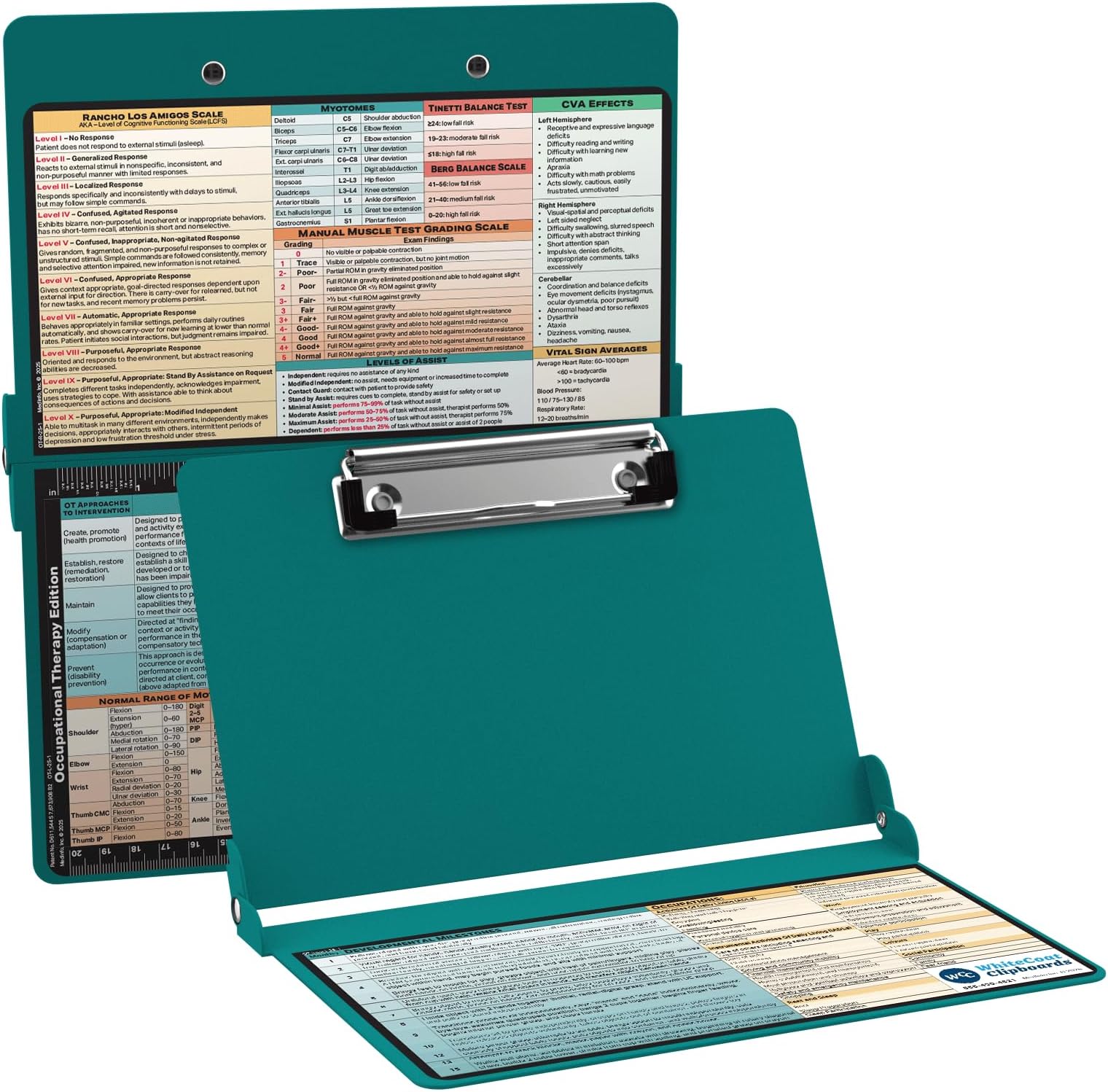 Whitecoat Clipboard® - Teal Occupational Therapy Edition