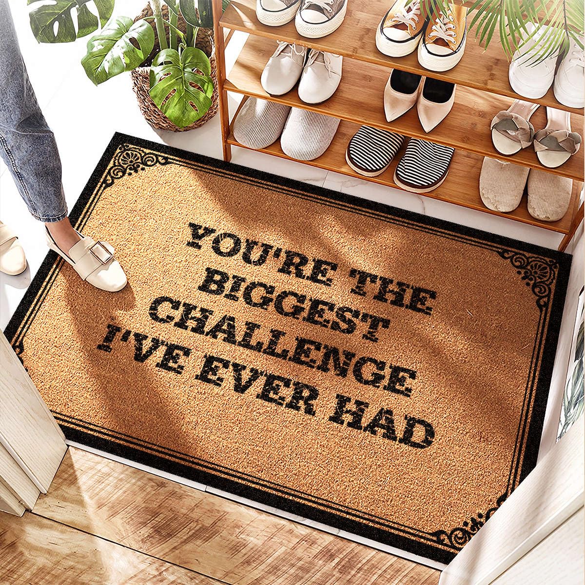 Tapis de sol pour garage sous la voiture et entrées tapis absorbant en coco naturel